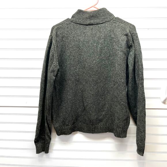 Columbia Alpine Sweater Wool Blend 1/4 Zip Pullover Sweater Size M - Picture 2 of 11